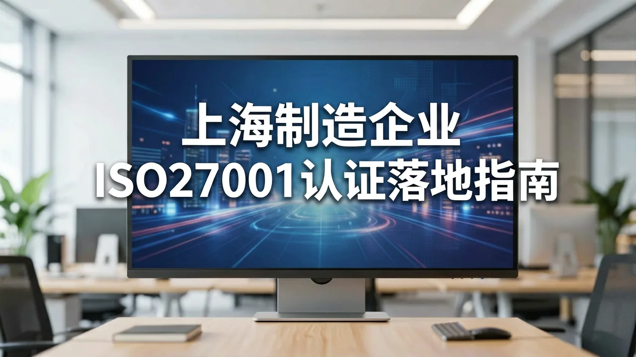 上海制造企业ISO27001认证落地指南