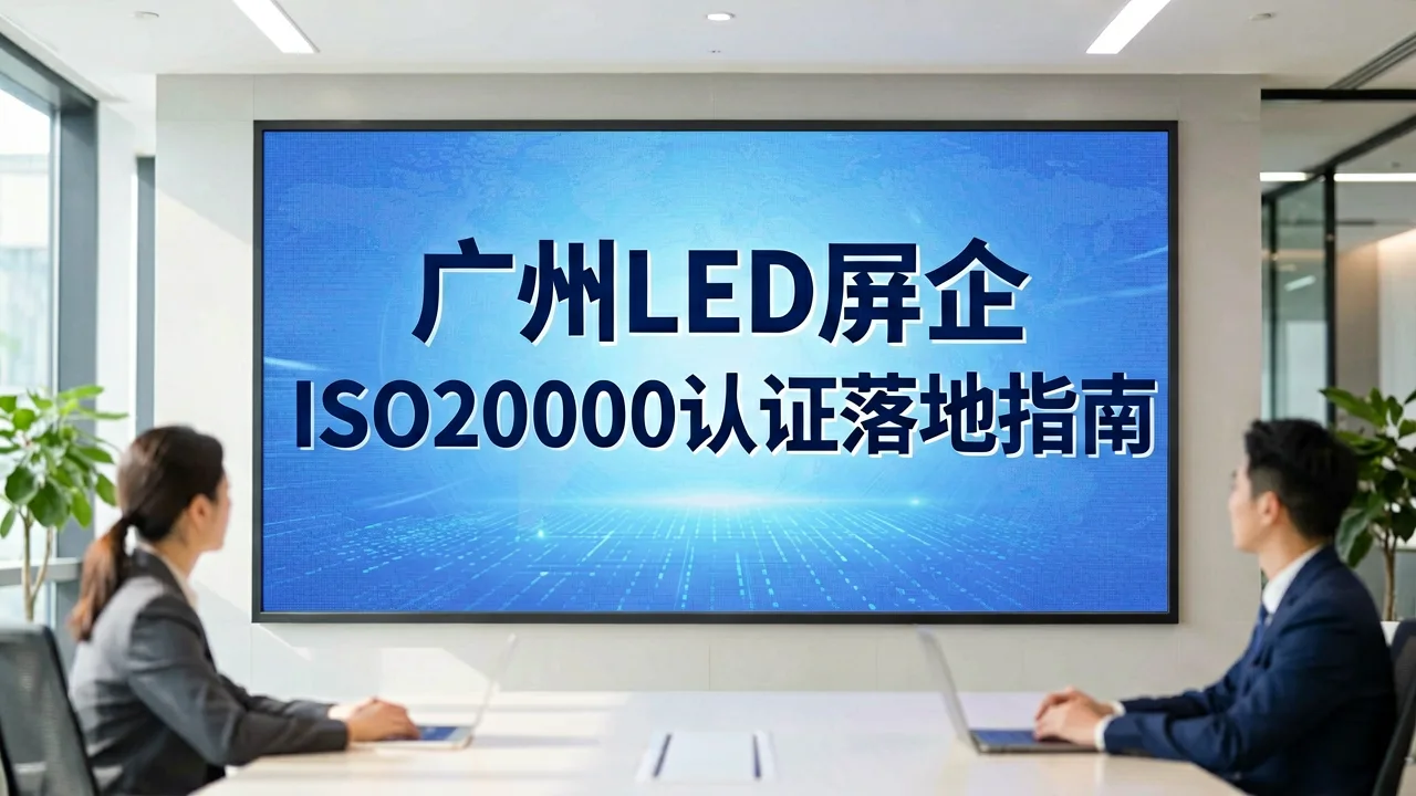 广州LED屏企ISO20000认证落地指南